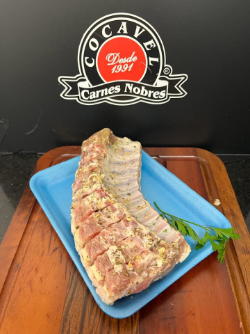 Carré de cordeiro temperado